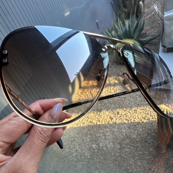 Celine Brown Aviator sunglasses 41392/S - Picture 7 of 11